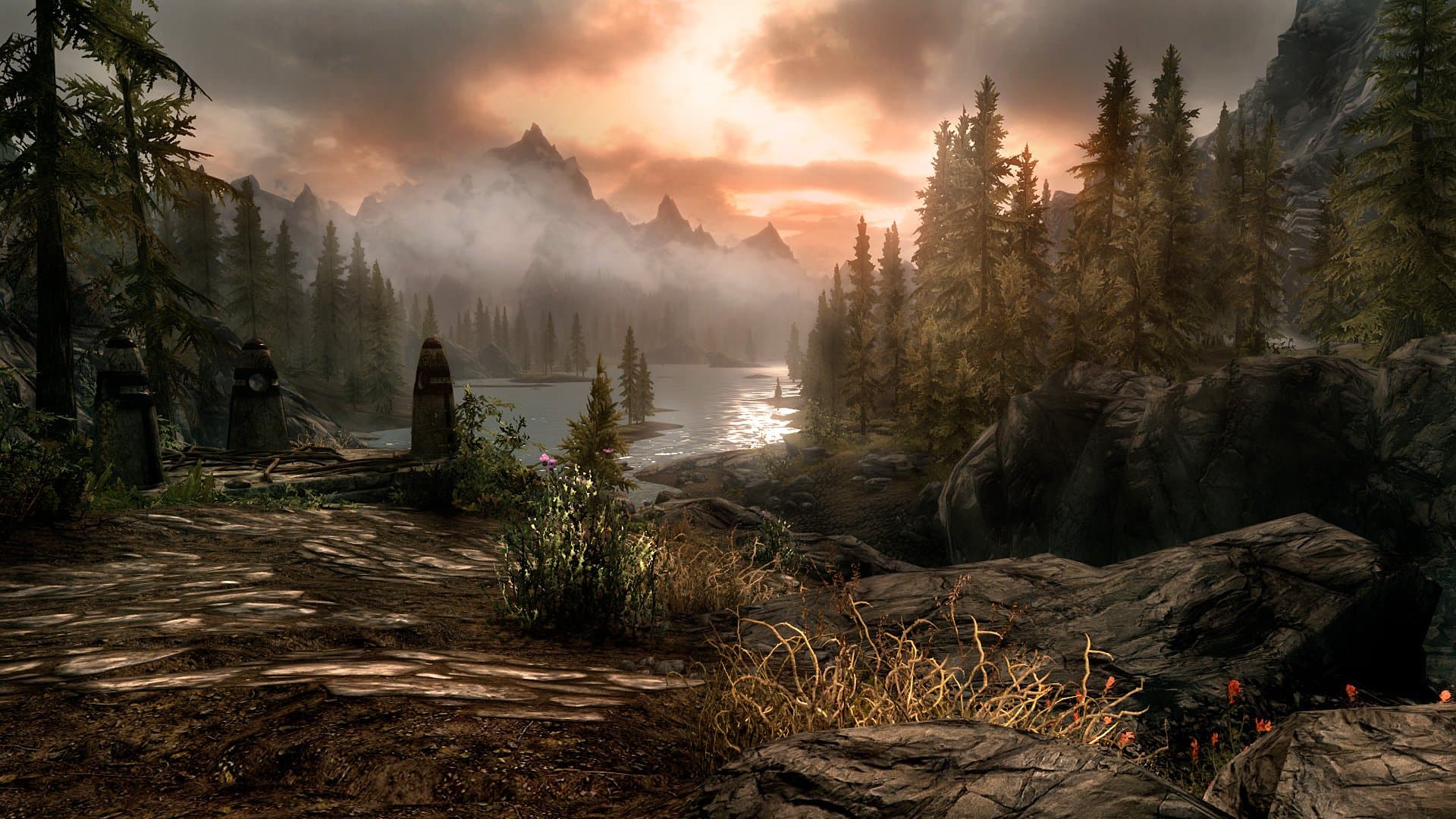 Krajobraz Skyrim